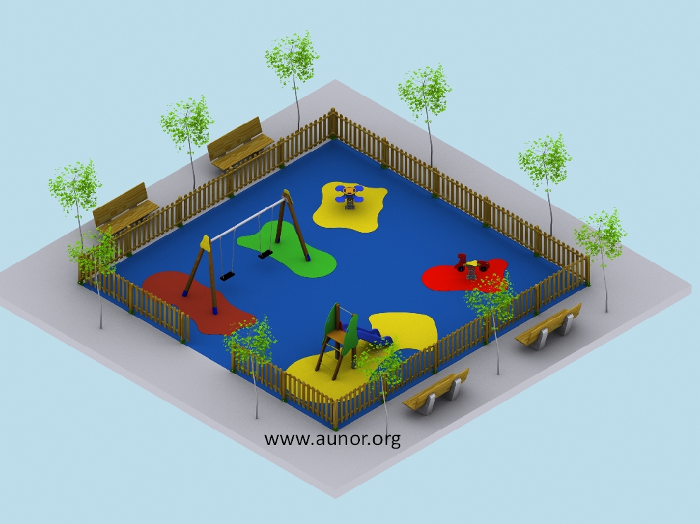 Venta de parques infantiles. Oferta Aunor 2