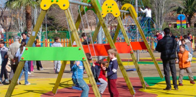 Columpios para parques infantiles