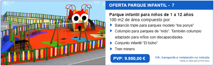Ofertas parques infantiles temáticos modelo. Aunor-7